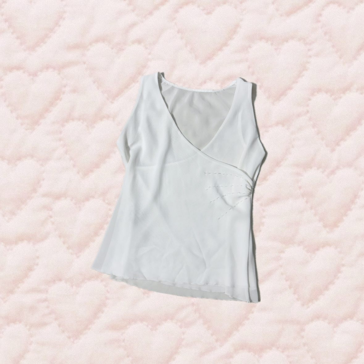 blusa vintage white sparkle ✿