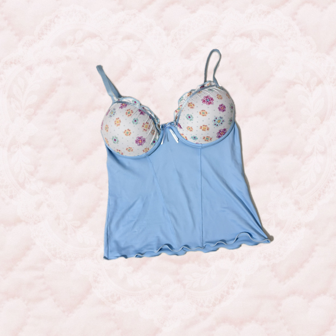 top baby blue flowers ⟡